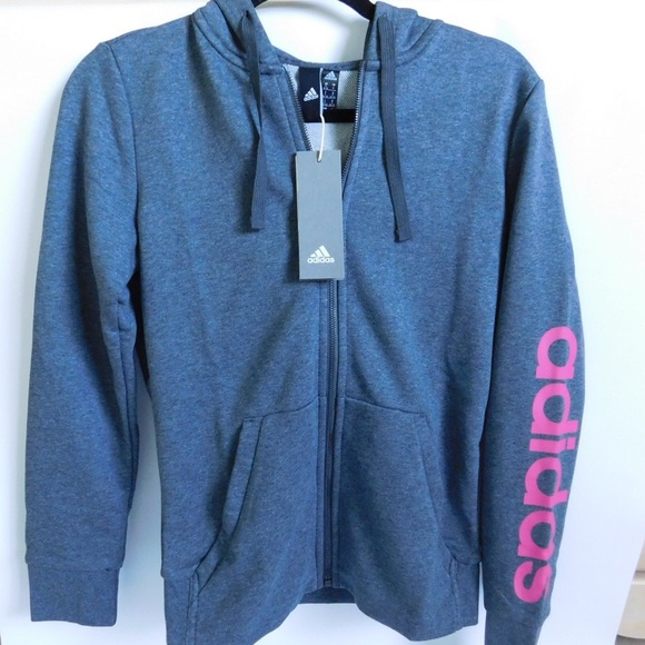 Adidas dark gray sweater - Picture 3 of 4